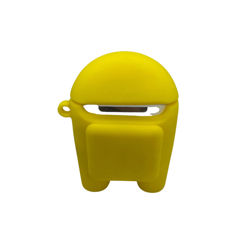 FUNDA AIRPODS 2DA GEN AMONG US AMARILLO