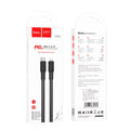 CABLE USBC A LIGHNING TRENZADO NEGRO PREMIUM