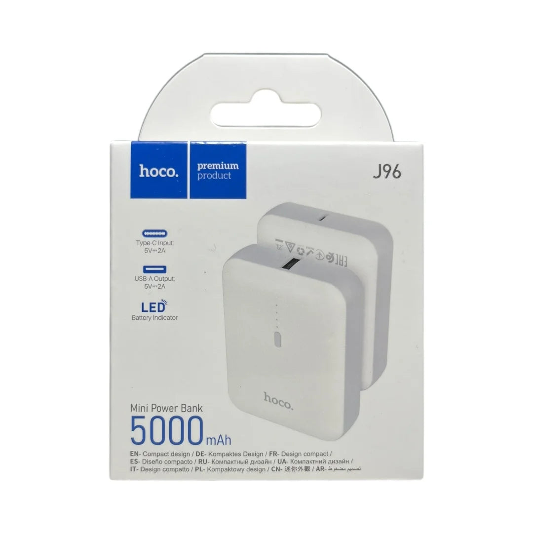 Power Bank 5000mah Hoco J96 - Blanco