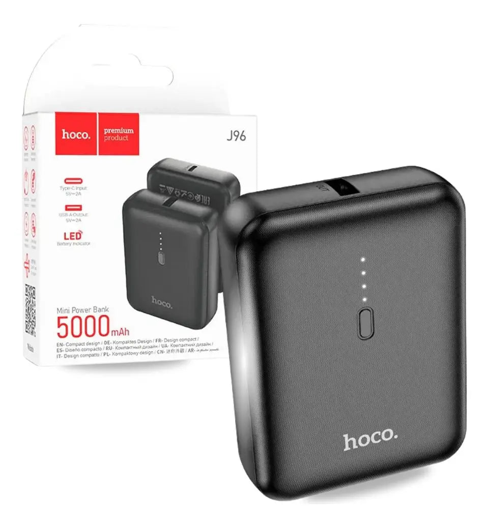 BATERIA MAGSAFE 5000 mAh HOCO NEGRA J96