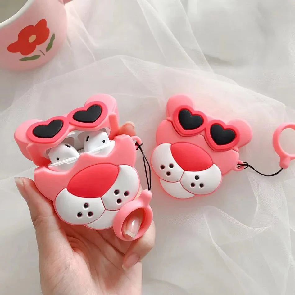 FUNDA AIRPODS 2DA GEN PANTERA ROSA