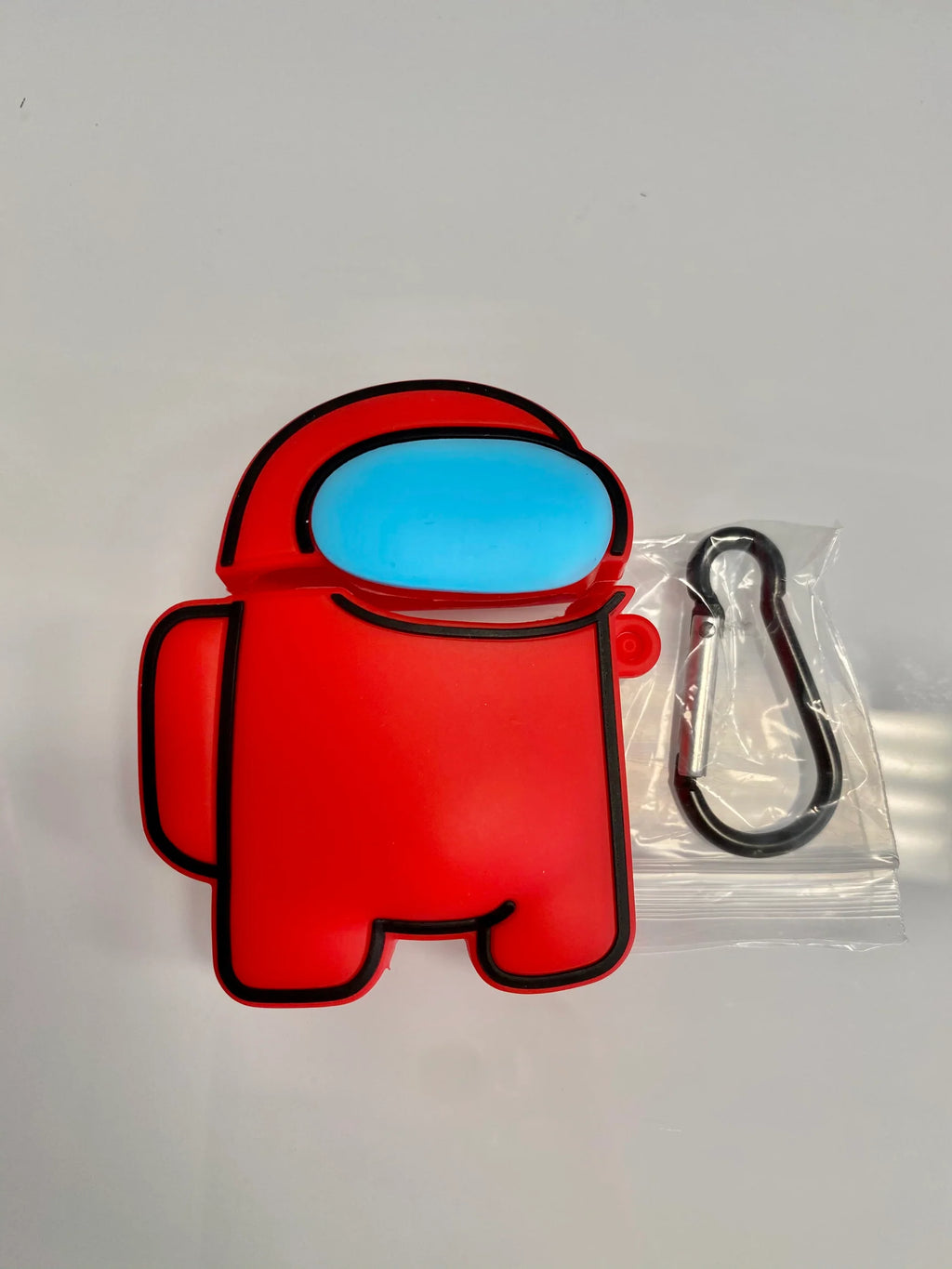 FUNDA AIRPODS 2DA GEN AMONG US ROJO